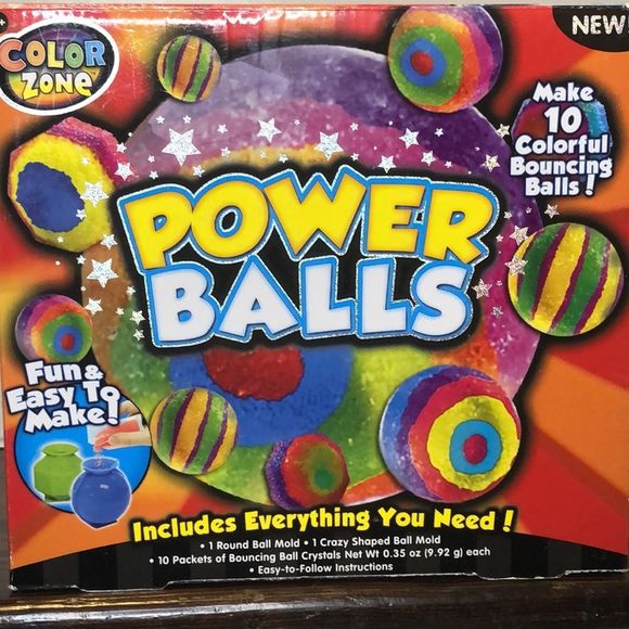 COLOR ZONE POWER BALLS Fun and Easy To Make Colorful Bouncing Balls Ages 6+ NIB - Picture 2 of 7